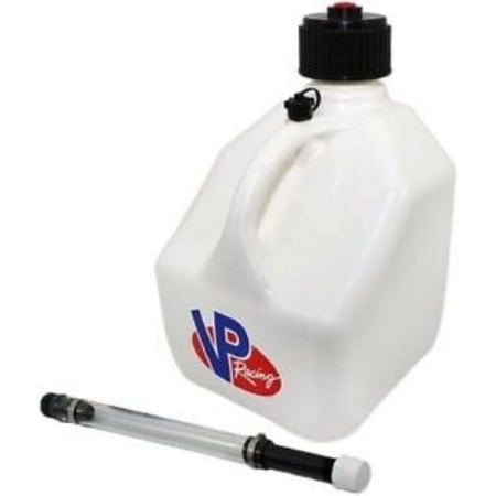 VP 4172 + 3046B 3 Gallon White Portable Utility Jug Container With Container Hose - Quantity of 1