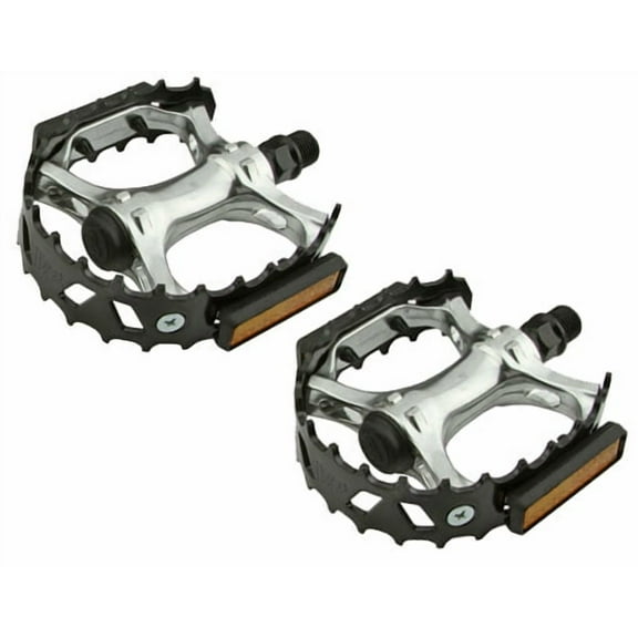 VP-474 Alloy Pedals 9/16" Black. Bike pedals, bicycle pedal, mostly for bikes with three piece crank, track, fixie,