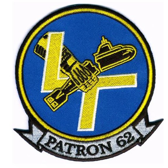 VP-62 Broad Arrows Squadron Patch – Plastic Backing