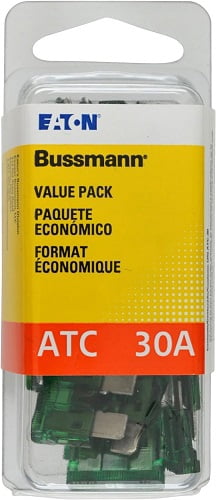 (VP/ATC-30-RP) Green 30 Amp 32V Fast Acting ATC Blade Fuse, (Pack of 25)