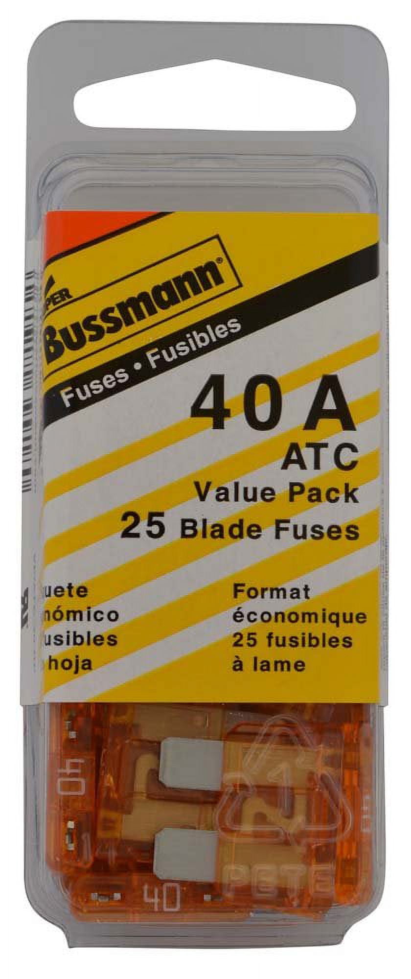 (VP/ATC-40-RP) Orange 40 Amp 32V Fast Acting ATC Blade Fuse, (Pack of 25)