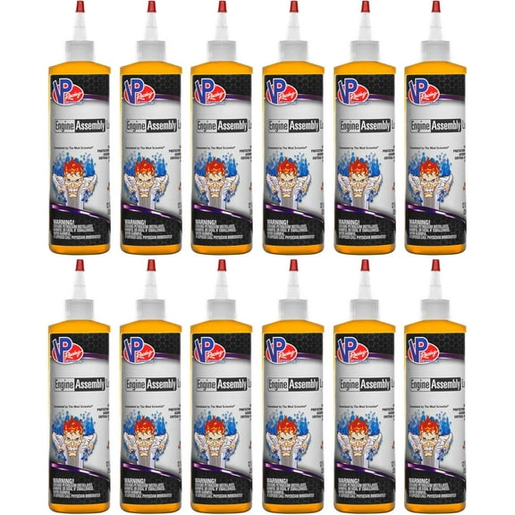 VP Racing Fuels 2251, Engine Assembly Wear Corrosion Prevention Oil Lube, 12 Ounces (12 Pack)