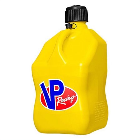VP Fuel Containers VPF3552-CA-CASE 5.5 gal Square Motorsports Jug, Yellow - Case of 4