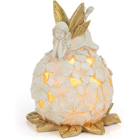 VP Home Enchanted Floral Fairy Solar Powered LED Outdoor Decor Garden