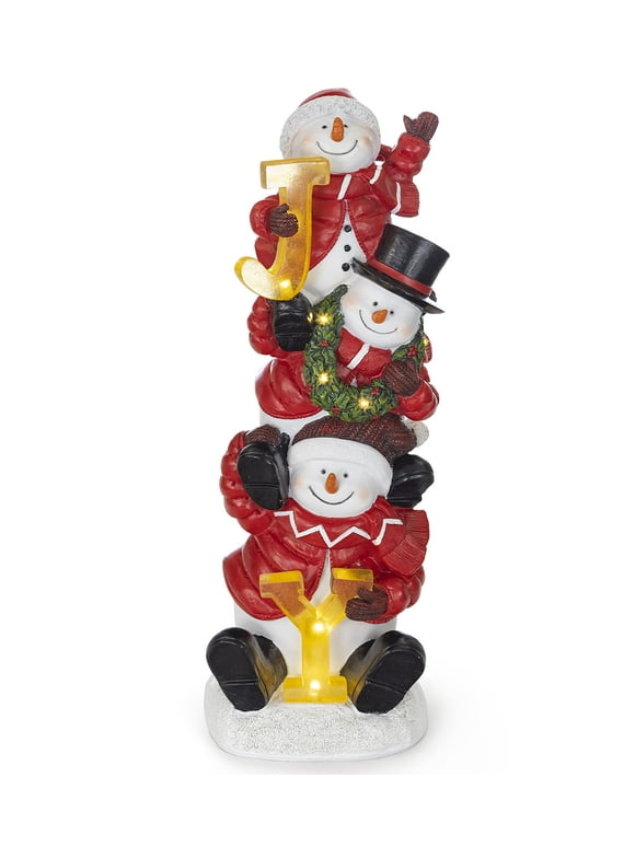 VP Home Tis The Season Snowman Christmas Trio LED Holiday