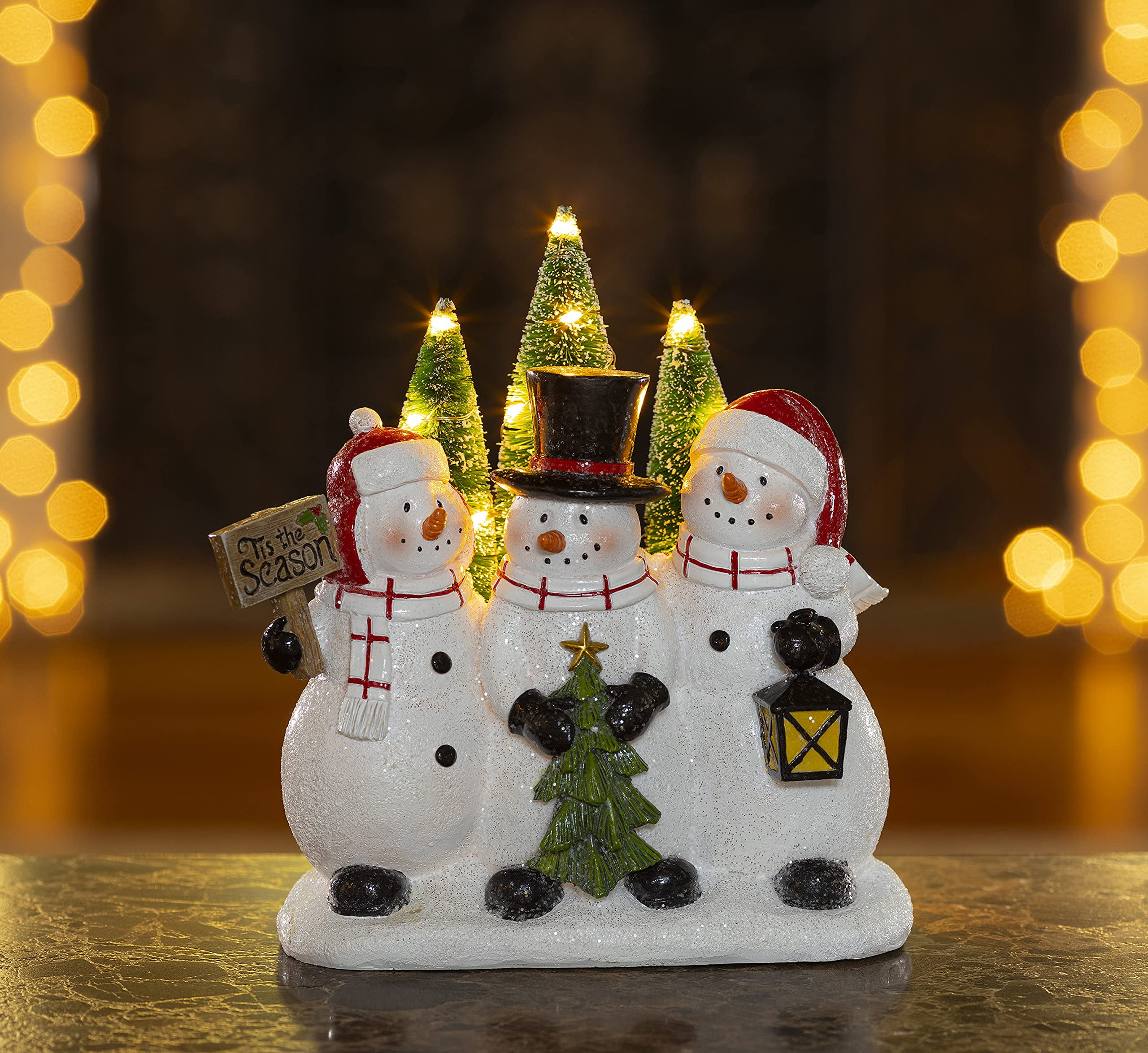 雪夜月season3 Celebration Model 720ml VP Home Tis the Season Snowman Christmas Trio LED Holiday