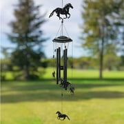 VP Home Tribal Turtles Outdoor Garden Decor Wind Chime (Rustic Sea Green