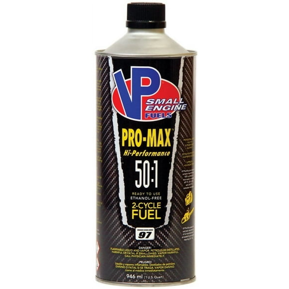 VP Pro Max Hi-Performance 50:1 Ready to Use Ethanol-Free 2 Cycle Fuel. Case of 8 Quarts