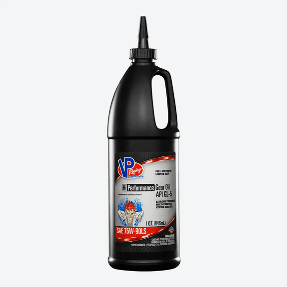 VP Racing 2885 Hi Performance GL-5 LS SAE 75W90 Full Synthetic Gear Oil 1 Quart