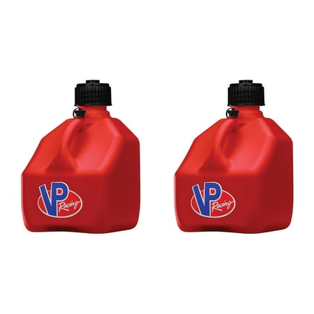 VP Racing 3 Gallon Motorsport Racing Liquid Utility Jug, Red (2 Pack)