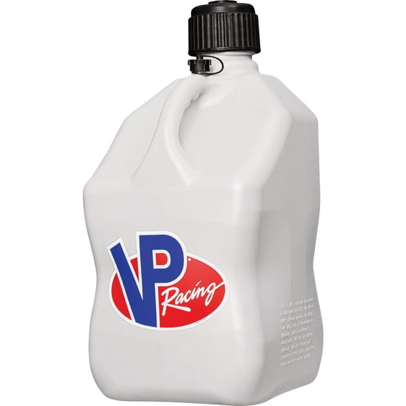 VP Racing 3522-CA - 5.5-Gallon Square Motorsport Jug White 4 Pack - Deluxe Hose, Tight Seal, Racing Fuel Jug