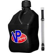VP Racing 3582-CA, 5.5 Gallon Square Motorsport Jug Black & 14 Inch Hose