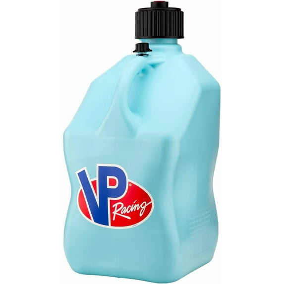 VP Racing 3632-CA, 5.5 Gallon Motorsport Racing Jug with Contoured Handle, Multipurpose Cap and Rubber Gaskets, Sky (1 Pack)