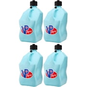 VP Racing 3632-CA, 5.5 Gallon Motorsport Racing Jug with Contoured Handle, Multipurpose Cap and Rubber Gaskets, Sky 4 Pack