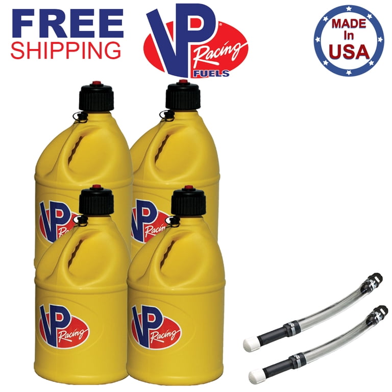 Vp Racing Quick Fill Vp Racing Fuels VP Racing 4-Pack Yellow 5 Gallon Square Fuel Jugs - Gas ...
