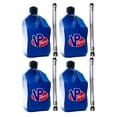 thumbnail image 1 of VP Racing 5.5 Gal Motorsport Utility Jug & 14 Inch Hose, Blue (4 Pk), 1 of 12