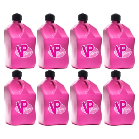 VP Racing 5.5 Gallon Motorsport Racing Fuel Utility Jug, Pink (8 Pack)