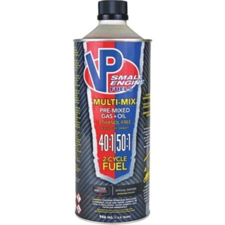 VP Racing 6815 Premixed Small 2-Cycle Engine Fuel, Multi-Mix 40:1/50:1, Qt. - Quantity 8
