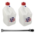 thumbnail image 1 of VP Racing Fuels 14 Inch Hose and 5 Gallon Jug, White & Patriotic (2 Pack), 1 of 4