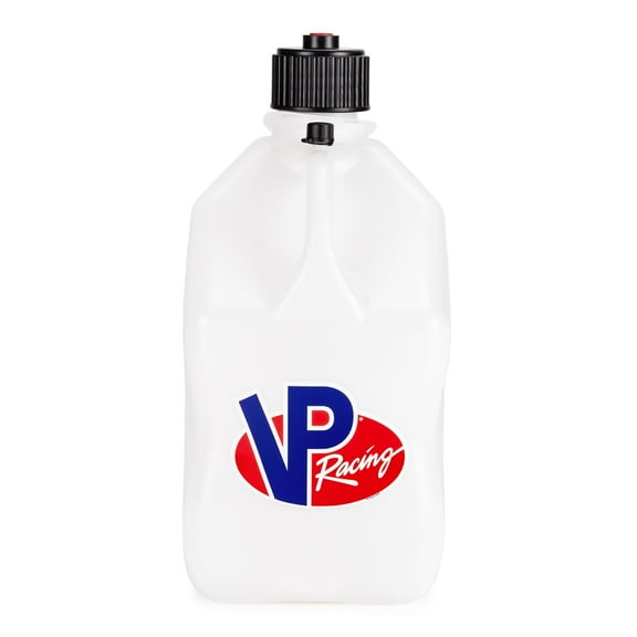 VP Racing 3522-CA, 5.5 Gallon Motorsport Jug with Contoured Handle, Multipurpose Cap and Rubber Gaskets, White, (1 Pack)