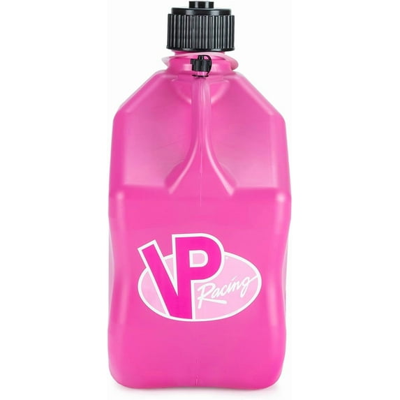 VP Racing 3812-CA, 5.5 Gallon Motorsport Racing Jug with Contoured Handle, Multipurpose Cap and Rubber Gaskets, Pink (1 Pack)