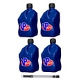 thumbnail image 1 of VP Racing Fuels 5.5 Gal Motorsport Fuel Container Blue (4-Pack) w/ Hose Kit w/Cap, 1 of 3