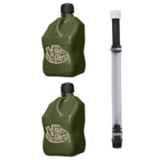 2-pack VP Racing Fuels 5.5 Gal Utility Container Jugs 2 Pack w/ 14 In Hose, Camo   Home & Garage Storage, Stackable Design