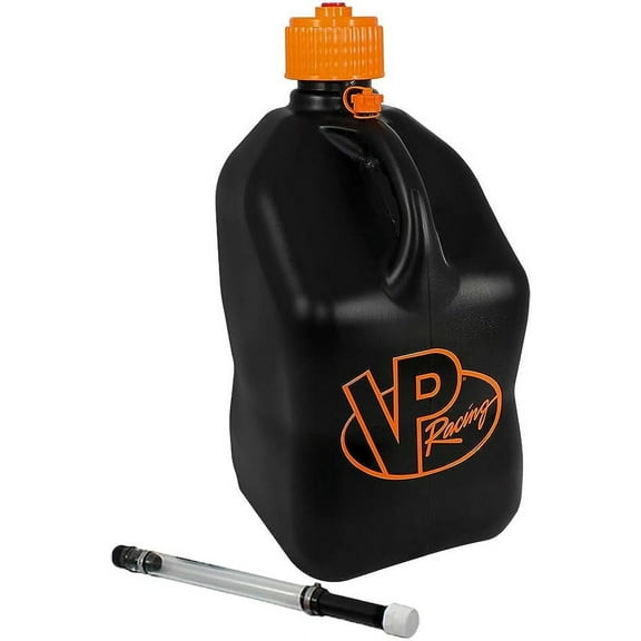 VP Racing 3852-CA, 5.5 Gallon Square V-Twin Jug with Deluxe Filler Hose (1 Pack)