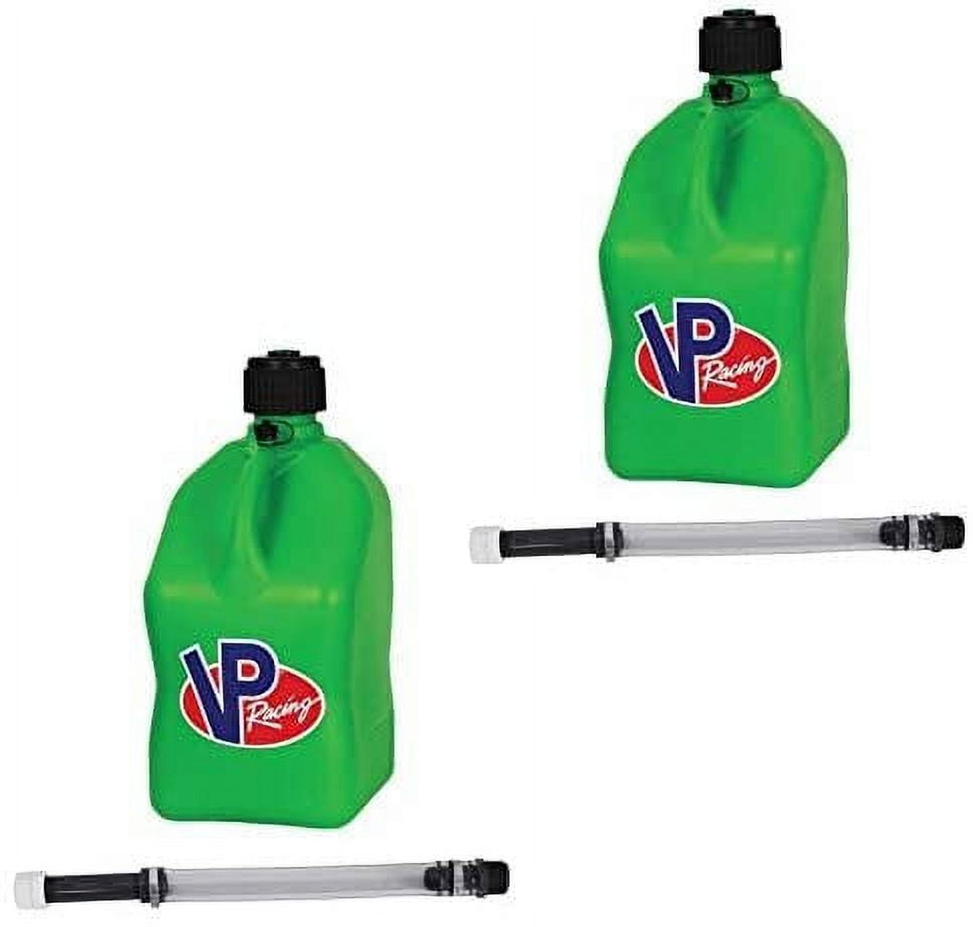 VP Racing Fuels, 5 Ggal Square Motorsport Utility Container (2 Pack) Green