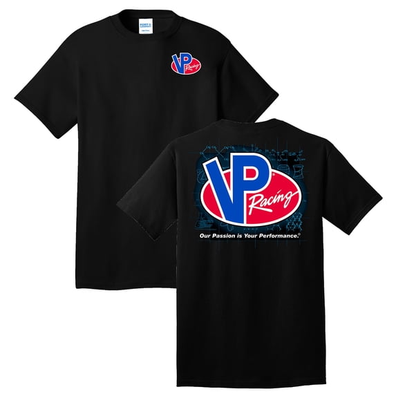 VP Racing Fuels Blueprint Tee - Softstyle Preshrunk T-Shirt - Officially Licensed VP Apparel