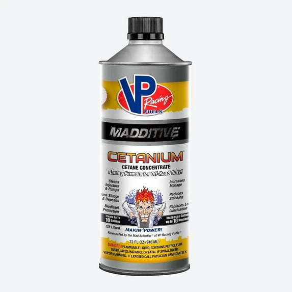 VP Racing Fuels Cetanium 2865 Cetane Booster Automotive Additive Can, 32 ounces