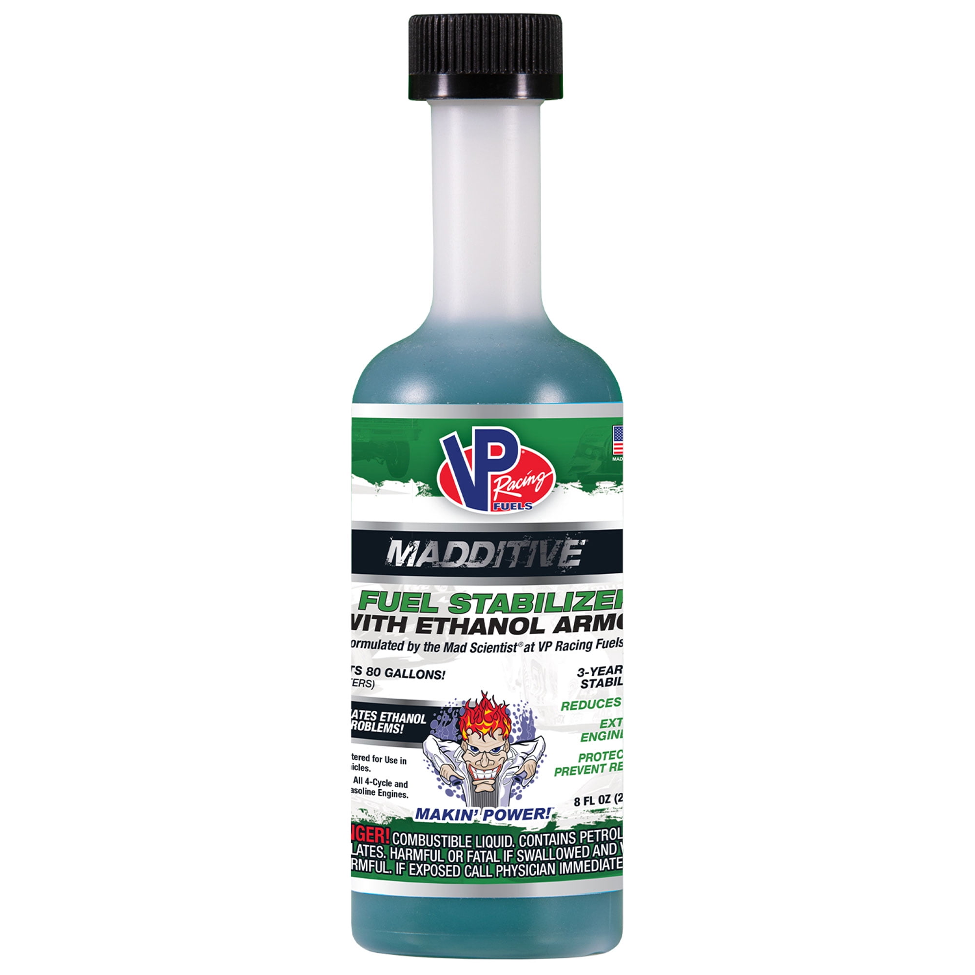 VP Racing Fuels Fuel Stabilizer/Ethanol Shield 8 Oz Stabilizes, 3 Years