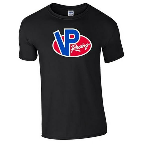 VP Racing Fuels Logo T-Shirt - Softstyle Preshrunk Shirt - Officially Licensed VP Apparel Medium Black