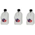 thumbnail image 1 of VP Racing 3522-CA, 5.5 Gallon Square White Motorsport Jug w/ 14 Inch Standard Filler Hose Close-Trimmed Cap and Neck for Tighter Seal (2 Pack), 1 of 2