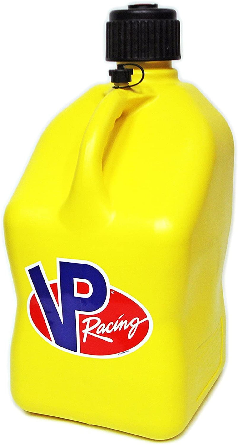 VP Racing Fuels Motorsport 5 Gal Square Plastic Utility Jug Yellow. Features CloseTrimmed Cap