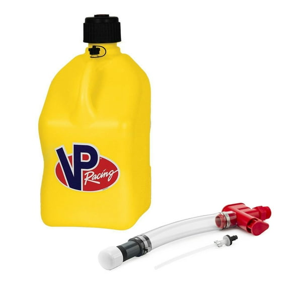 VP Racing Fuels No Spill Fluid Control System W/ 5 Gal Utility Jug, Yellow