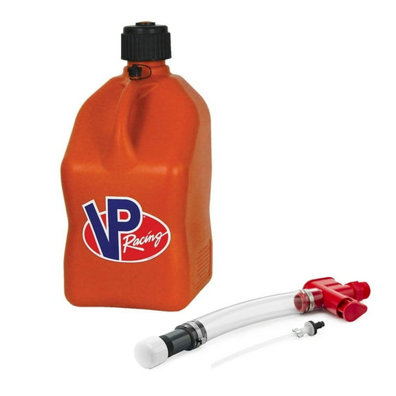 VP Racing Fuels No Spill Fluid Control System w/ 5 Gal Utility Jug, Orange