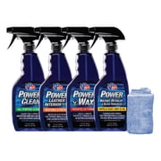 VP Racing Fuels VP Power 4 Pack Car Detailing Kit with Microfiber Cloth