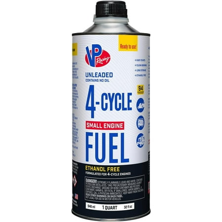 VP Racing Fuels 6205 SEF 4-Cycle Small Engine Fuel, Contains No Oil, 8 Quarts