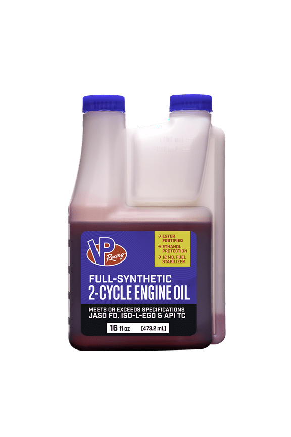 VP Racing Outdoor Power Equipment 2-Cycle Full Synthetic Small Engine Oil 16 oz