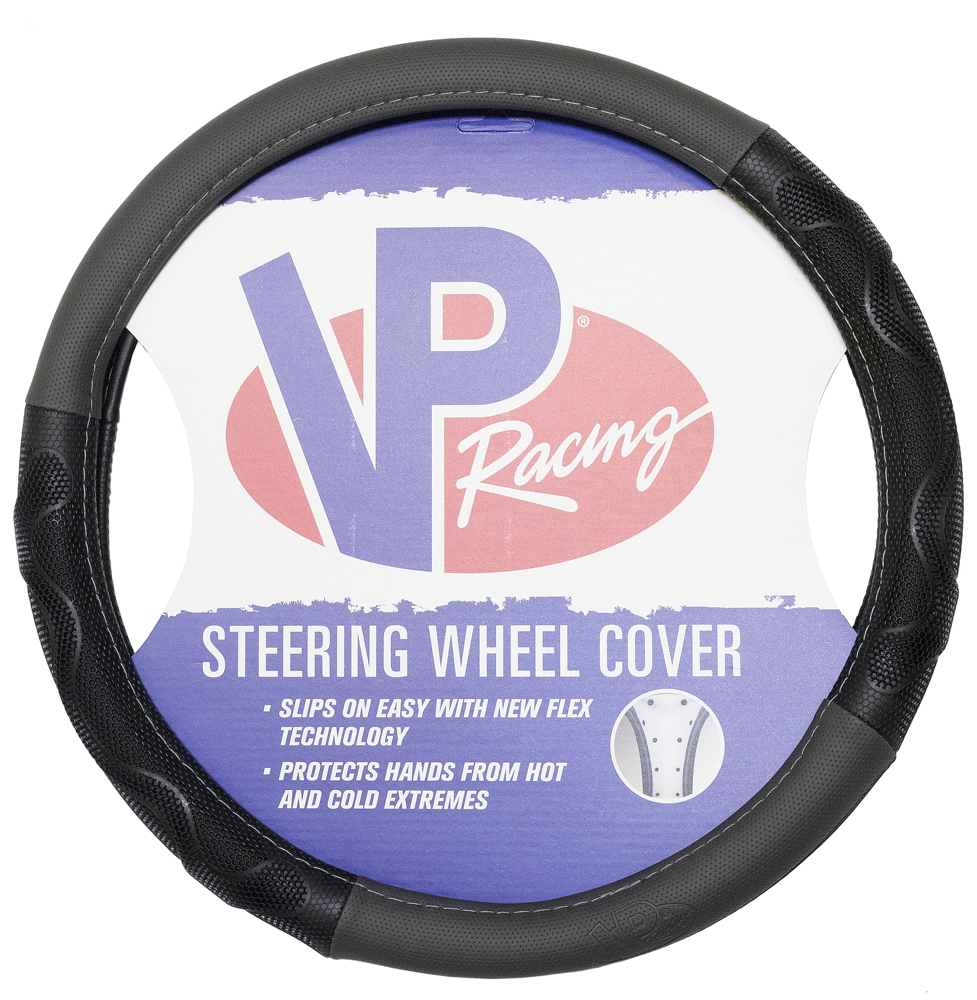 VP Racing Steering Wheel Cover Honeycomb Grip Black/Grey