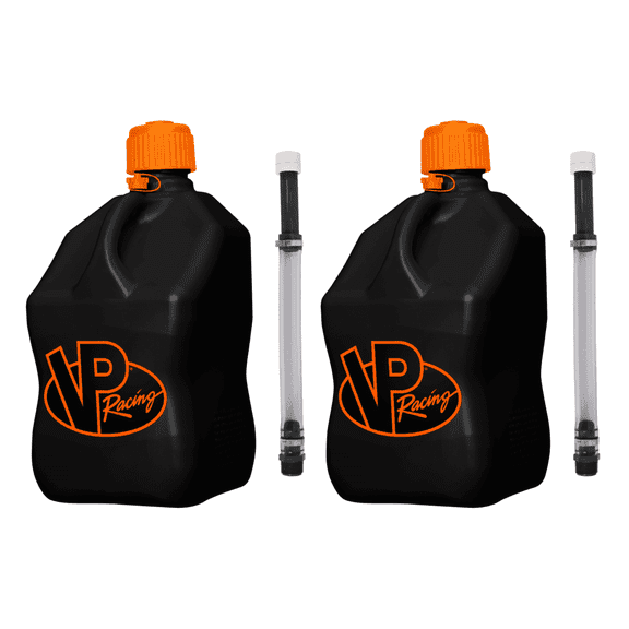 VP Racing 3852-CA, 5.5 Gallon Square V-Twin Jug with Deluxe Filler Hose (2 Pack)