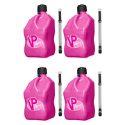 VP Racing Utility Jug 5.5 Gallon + Deluxe Hose - Mix and Match Between 11 Different Colors - Made in the USA 4 Pack, Pink