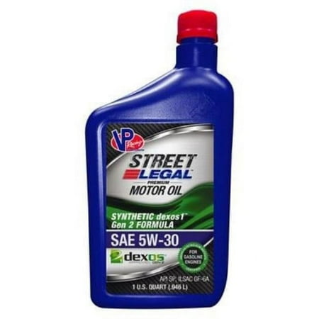 VP Racing VP3953543 Street Legal Synthetic Blend Engine Oil 5W30 - 1 Quart