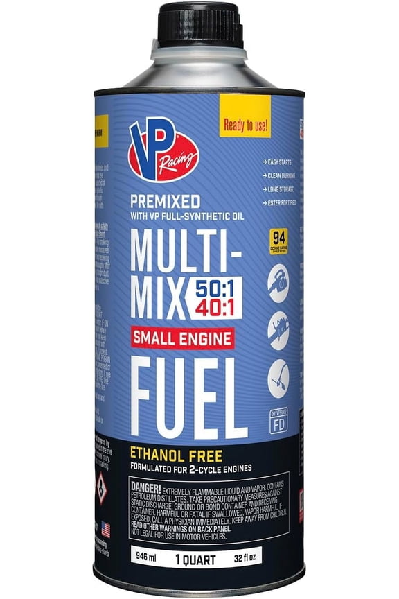 6815 SEF Multi-Mix 40:1/50:1 Premixed Gas+Oil 2-Cycle Small Engine Fuel, Ready to Use (3 Pack)