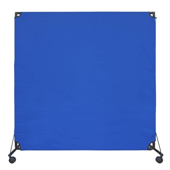 VP6 Rolling Room Partition. by Versare - 6'x6' Blue