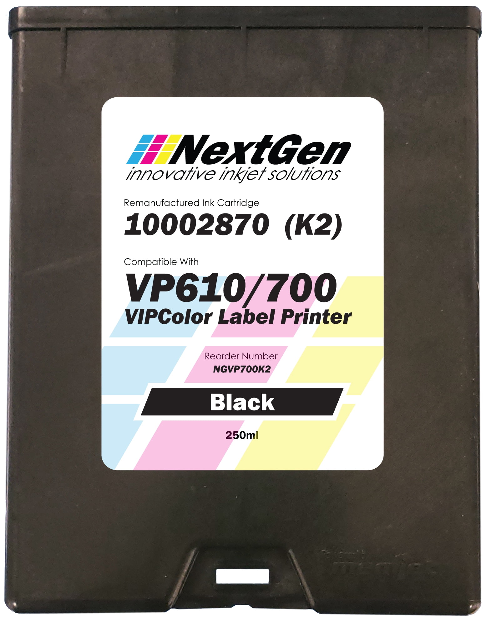 Vipcolor 610 VIPColor VP610 andVP700 Compatible Black (K2) Ink Cartridge for VP610 ...