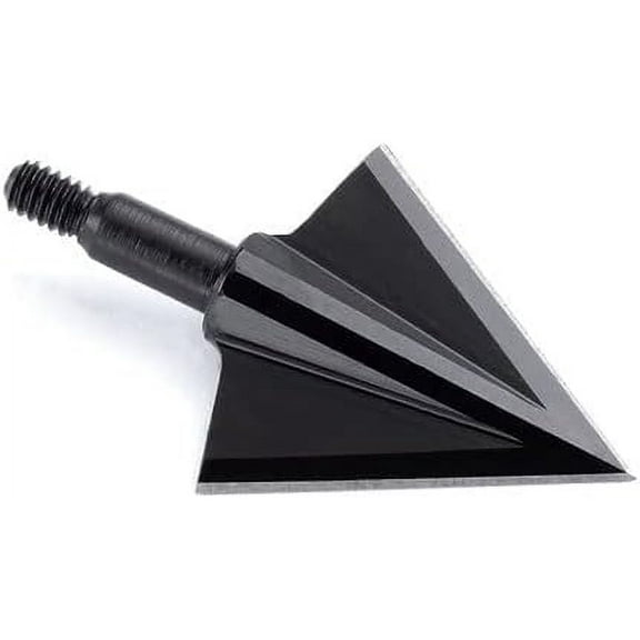 VPA 11/8" 2 Blade 150 grain Double Bevel Broadhead, Screw-In, 1045 Carbon Tool Steel 50-52 Rockwell, 3 Pack, Made in the USA