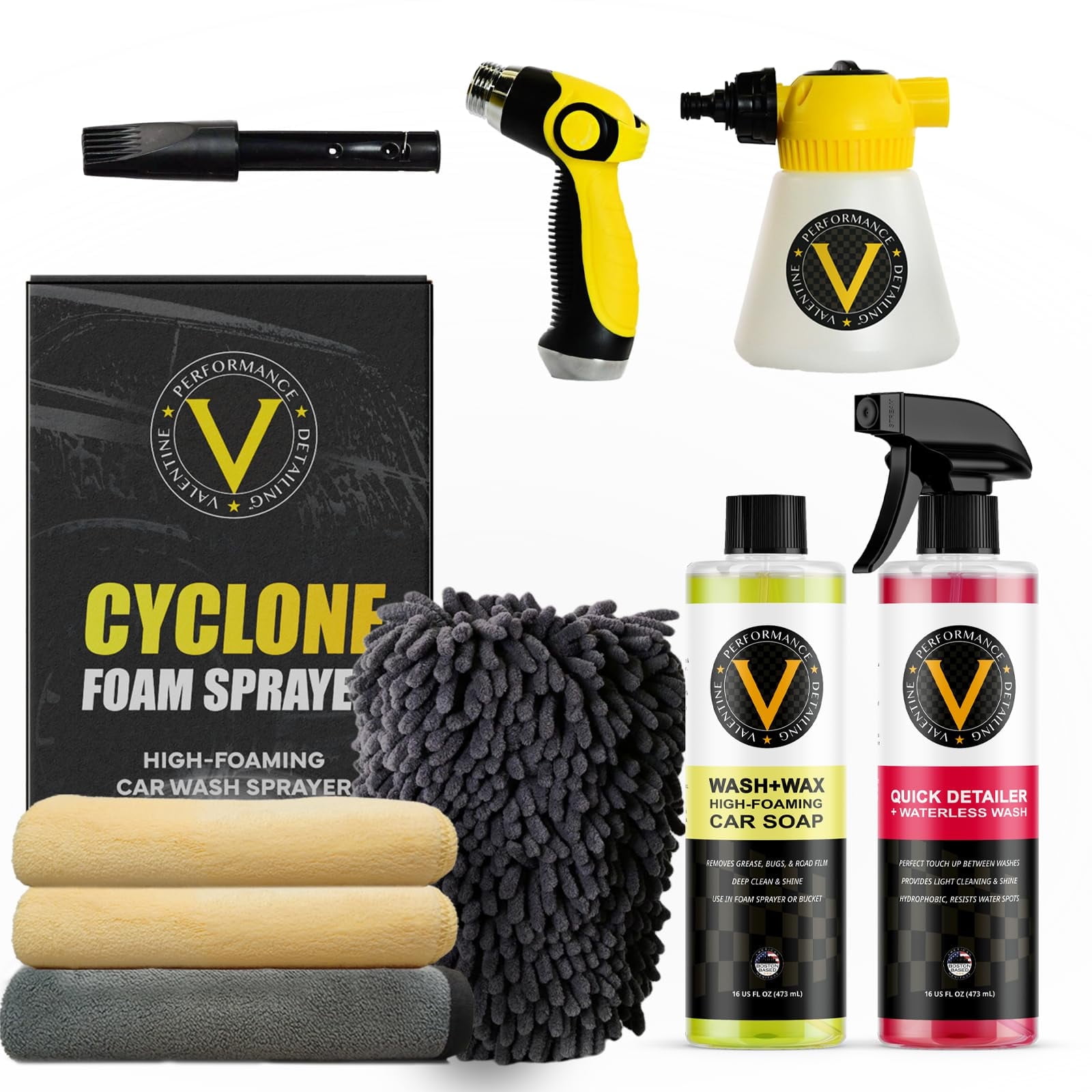 VPD Cyclone Car Wash Exterior Kit - Car Detailing Kit