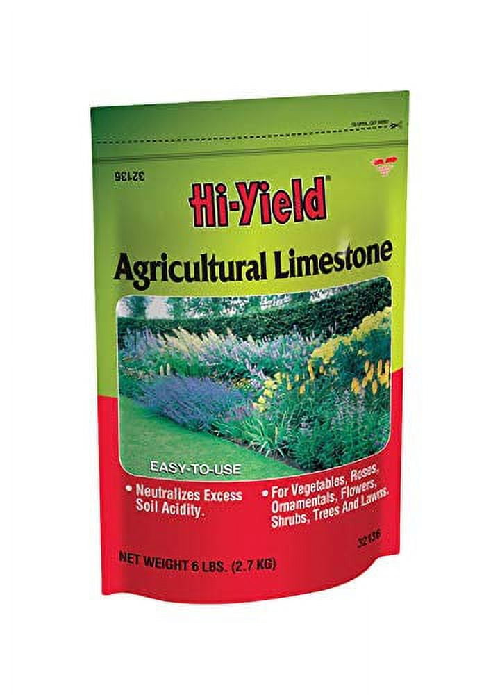Hi-Yield Agricultural Lime 100 sq ft 6 lb - Walmart.com